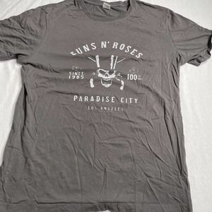 Guns N’ Roses Shirt men L Paradise City rock n roll metal music Axel Slash
